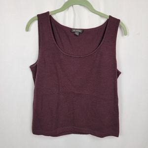 St. JOHN knit sweater shell tank